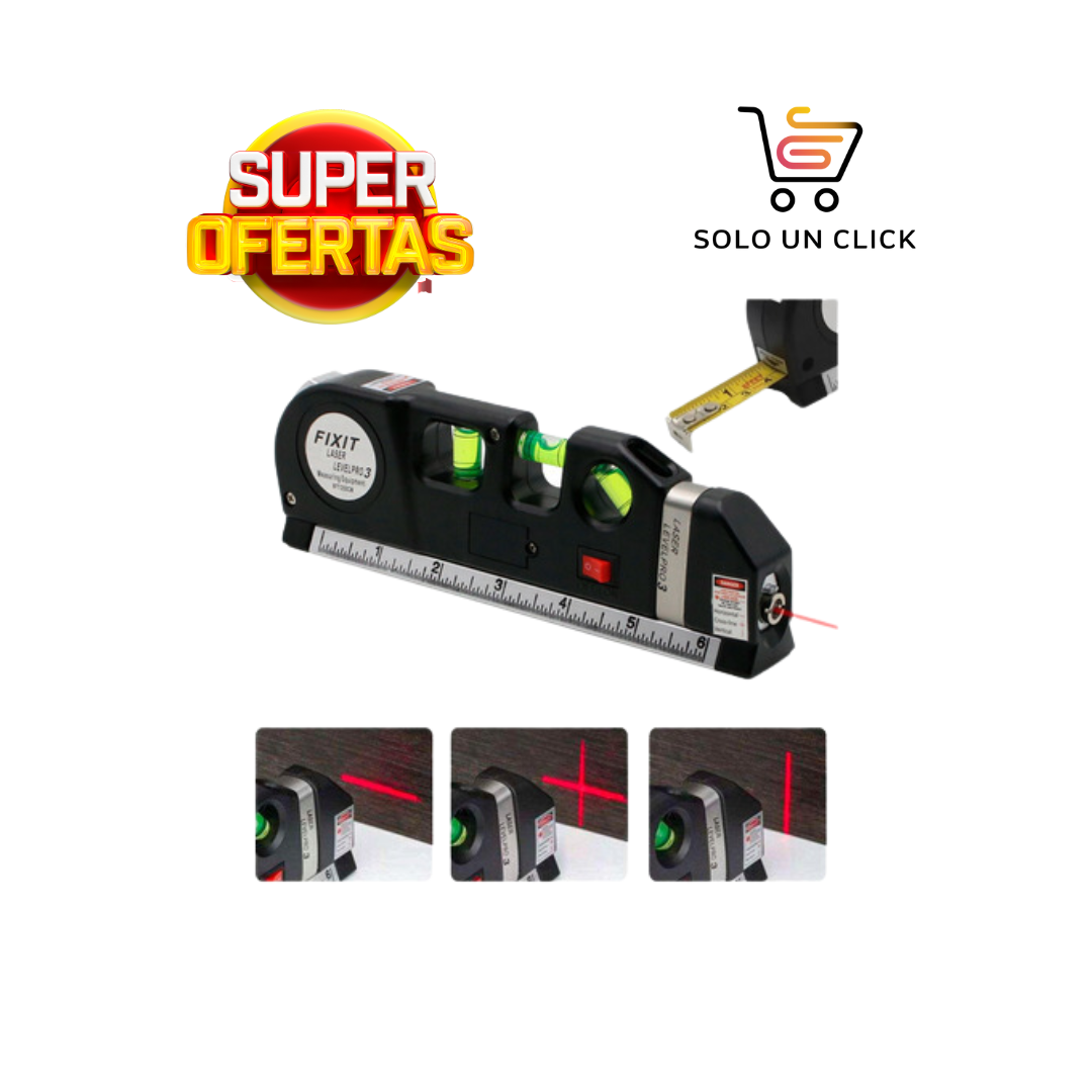 CINTA METRICA LASER 4 EN 1